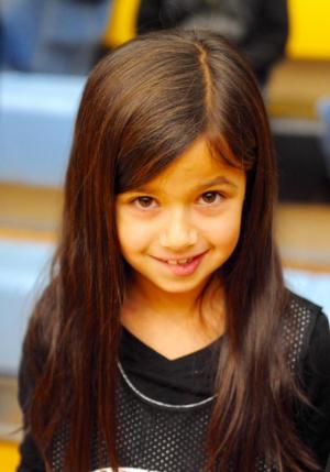 Jerny Haines, 8 years old, is a Shields School student. DAVE FREDERICK PHOTP