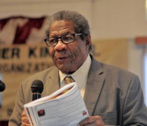 The Rev. Fred Brunson is worship leader filling in for Frederick Duffy who was ill.