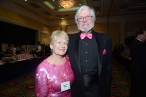 Taking a break from the silent auction are Barbara and Paul Steele of Lincoln. DBCC