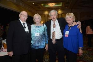 Enjoying the social atmosphere of the event are (l-r) Al and Peggy Dever and Matt and Sue Ryan of Lewes. Sue Ryan is a staff member of the DBCC and a 33-year breast cancer survivor. DBCC