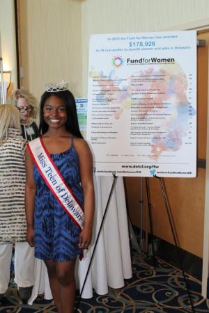 Miss Teen Delaware 2016 Kasiyah Tatem of Sussex Tech was the guest speaker from Pathways to Success. SUBMITTED PHOTO