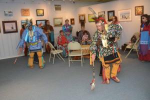 Performing the Southern Staright Dance are Herman Jackson, left, and G. Michale Harmon. GMAL