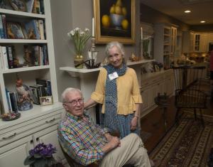 Victor and Lacy Letonoff opened their home to diners and friends.