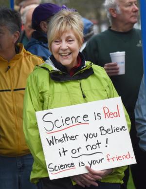 Sue Wimmer of Lewes stands front and center. NICK ROTH PHOTO