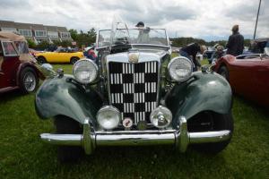 The grill on this 1950 MG TD, owned by Peter Terry of Millsboro, stands out British Car Show