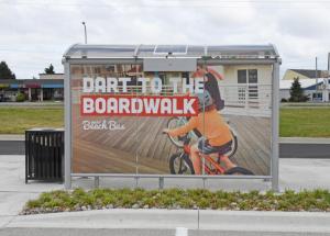 Riders can now take the bus from Lewes into downtown Rehoboth. NICK ROTH PHOTO