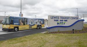 The new Lewes Park and Ride is designed to alleviate some of the traffic on Route 1. NICK ROTH PHOTO