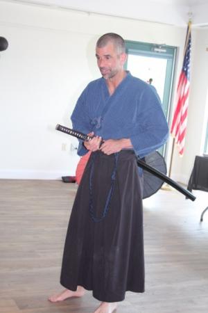 Paul Timmons demonstrates Kata, a martial art. SUBMITTED PHOTO