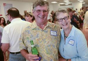 John Feliciani and Helen Waite were on hand representing Armand Battisti during his absence.