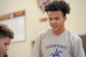 Brock Conner is the first to engage Davey in a match.