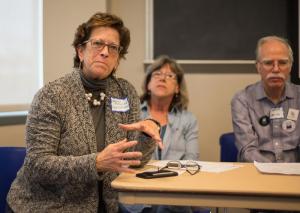 “The time to act is now!” said Kathy Phillips when addressing opposition to oil drilling off the Atlantic coast.