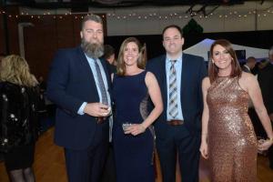 Enjoying the Starry Starry Night are (l-r) Christian Hudson, Delaware Tech Director of Development Julie Hudson, Jason Bentley and Event Coordinator Jami Jackson. Starry, Starry Night