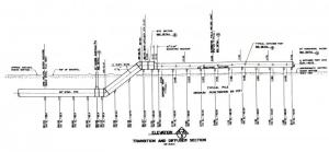 A schematic of the diffuser used by South Coastal Wastewater Treatment Plant in Bethany Beach, similar to the one used in Rehoboth to disperse treated effluent into the ocean. FILE PHOTO