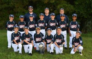 The Milton 8-10 All-Stars are in back (l-r) Adam Woods, Ukie Johnson and UJ Johnson. In middle are Ryan Coulbourne, Victor Goodhue, Logan Motter, Gideon Woods, Dominic Fusellaro, Will Burke and Amari Jackson. In front Austin Guerrieri, Liam Mitchell, Aaden Johnson, Trizten Willey, Harper Kaser and Mason Glover.