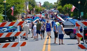 Seaford’s downtown High Street is closed off for a large car show and other activities during Riverfest.