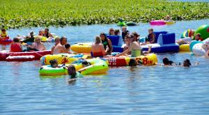 It’s not about speed, but about time and tide. Riverfest begins early with the annual float-in on the Nanticoke River, which is the event that started the festival more than two decades ago.