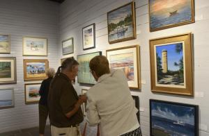 Many artist chose a theme reflecting the area’s beaches and water.