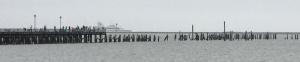 Time and tide continue to eat away at the Cape Henlopen fishing pier.