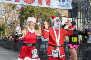 Donna and Michael Randone run a half marathon on their 36th wedding anniversary.
