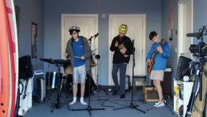 Band mates say they just want to have fun making music together. ROB WATERS PHOTO