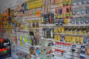 You can’t be called a tackle shop without lots of tackle.