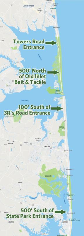 This map shows where the signs are to be installed. CHRISTOPHER D. FOSTER ARTWORK