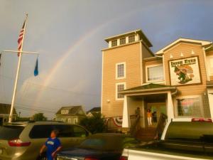 Irish Eyes under a rainbow