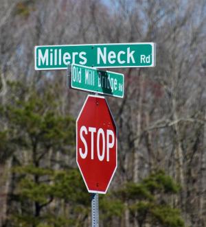 Old Mill Landing north and south are located on Millers Neck Road and Old Mill Bridge Road not far off Route 54.