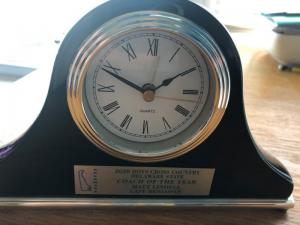 State Coach of the Year 2020 clock.