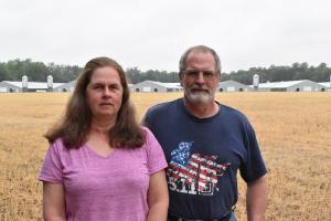 Brenda and Keith Powell of Milford operate six chicken houses and grow for Mountaire Farms.