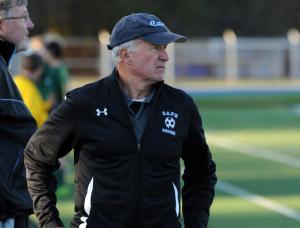 Coach Gary Montalto on the Cape sidelines. DAVE FREDERICK PHOTOS