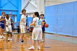 Both teams are happy after Cape gets on the scoreboard.