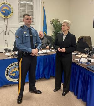 Dewey officers receive promotions | Cape Gazette