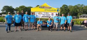 The judges and volunteers for the first Pond Pounder at Paradise Grill included (l-r) Rob Wanner, Bob Harrison, Al Tortella, Scott Betchel, Cody Ayers, Ed Charlier, Scott Brown, Barbara Ann Racine, Justin Paulson, Milton Paulson and Ron Scarpetti.
