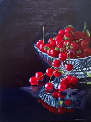 “Bowl of Cherries” by Renata Price.