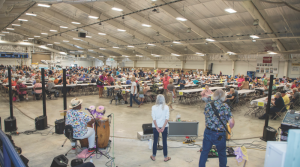 Junior Wilson and the Jones Boys entertain guests at the Delaware Electric Cooperative community fair and business meeting. SUBMITTED PHOTOS