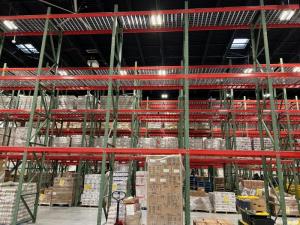 The warehouse in the new Food Bank of Delaware facility in Milford.
