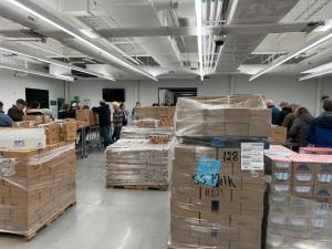 The food packing area.