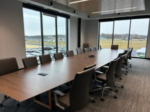 The conference room for the Food Bank board of directors.