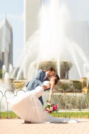 bride-and-groom-dip-in-chicago