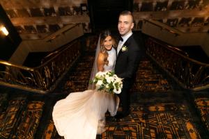 Bride-and-groom-embrace-in-delaware