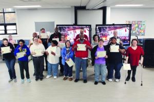 KSI presented golden seals to individuals with perfect attendance in October. SUBMITTED PHOTOS