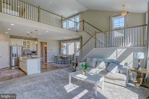 Open family room and loft