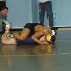 Coach Chris Mattioni snaps as Justin Lopez gets two points. BY DAVE FREDERICK