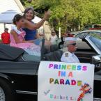Linda and Jim Gaskill took advantage of the Doo-Dah Parade to check-off Princess in a Parade from Tatiana Maroney's bucket list.