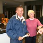 Representative-elect Steve Smyk celebrates his win with fellow Republican Rep. Ruth Briggs-King. Smyk will be the first person to serve in the new 20th Representative District. Incumbent Briggs-King, was re-elected in the 37th Representative District. BY HENRY J. EVANS JR.