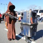 "Star Wars" was represented in the parade by this pair of youngsters. BY DAN COOK