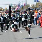 The Wilmington College cheerleaders flipped for the Sea Witch. BY DAN COOK