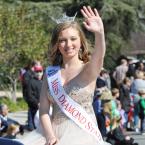 Cape Henlopen 2013 grad and Miss Diamond State Rebecca Lusk waves to the crowd. BY NICK ROTH