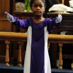 Adrienne White performs with the group "We are Praise." BY DAN COOK